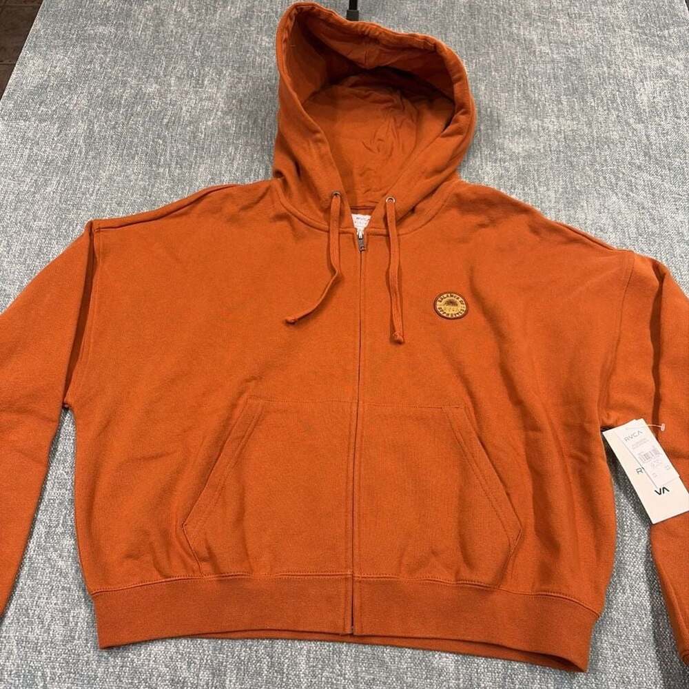 Kids RVCA Court Zip-Up Hoodie Size M New with Tags
